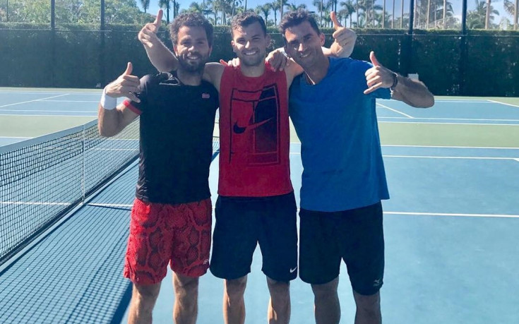 Още от слънчевите тренировки на Гришо