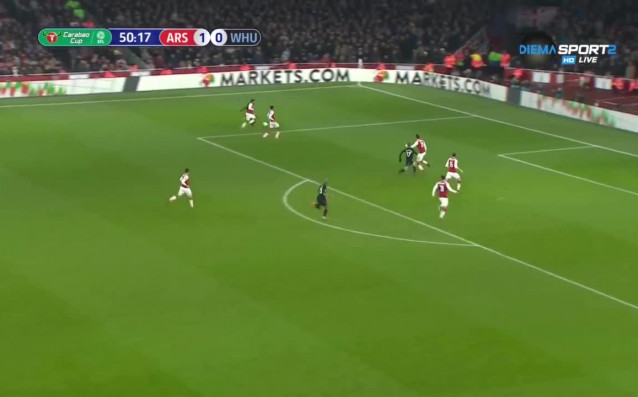 Арсенал надви Уест Хем с 1 0 в четвъртфинал за