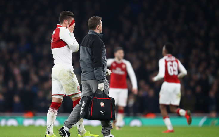 Жиру пропуска мача с Ливърпул