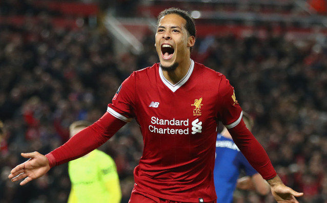 Рекордната покупка на Ливърпул Върджил ван Дайк не скри задоволството