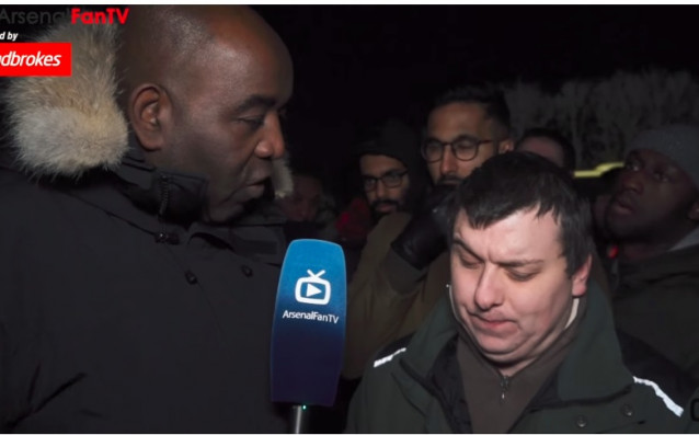Слап фен на Арсенал бе интервюиран от ArsenalFanTV след резила