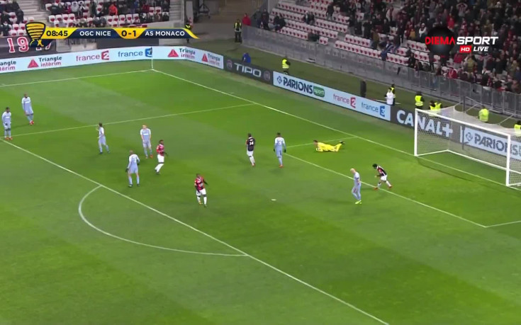 Ница - Монако 1:2 /първо полувреме/