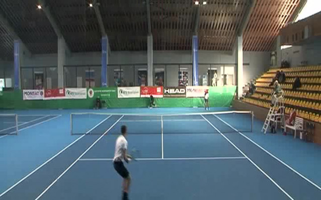Вторият в схемата на Държавното първенство по тенис в зала