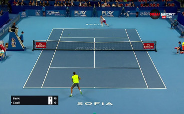 Феноменална защита от Башич във финала на DIEMA XTRA Sofia Open