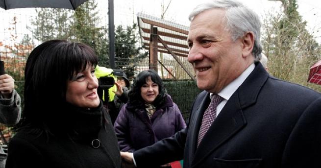 Председателят на Европейския парламент Антонио Таяни обяви категоричната си подкрепа