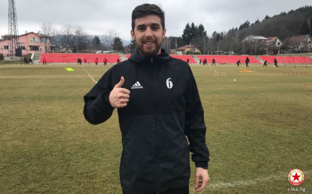 Полузащитникът на ЦСКА Рубен Пинто започна тренировки с групата Той
