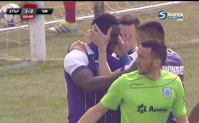 Етър води с 1 0 на Черно море в първия