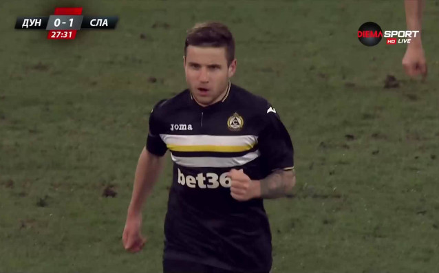 Славия поведе с 1 0 над Дунав в мача от