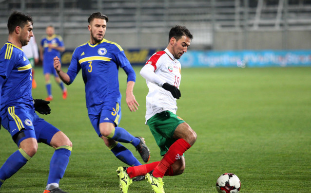 България загуби от Босна и Херцеговина с 0:1 в контролна