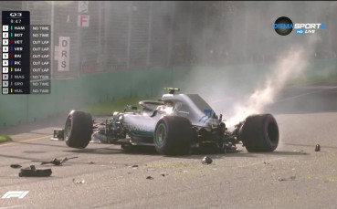 Смазан болид още в първата квалификация във Ф1