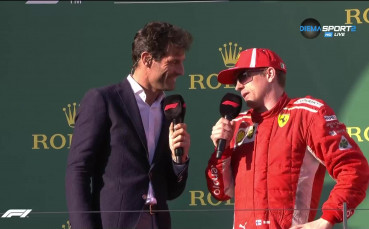 Райконен: Късметът не беше с мен, а с Фетел