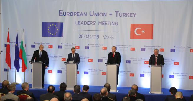 Провелата се във Варна среща на върха ЕС-Турция, чийто символичен