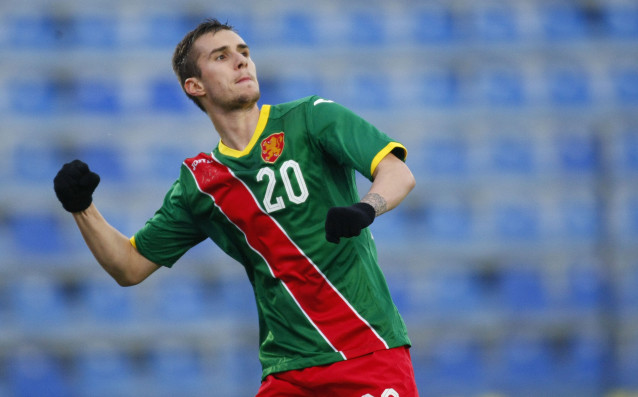 Кадри от квалификацията за Евро 2019 България U21 Словения U21