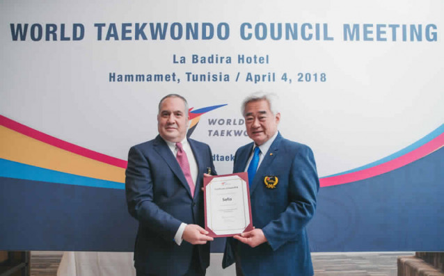 На извънредно заседание на Световната таекуондо федерация бе гласувано домакинството