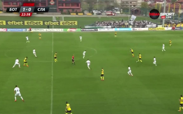 Ботев води с 2 1 Славия в първия полуфинал за