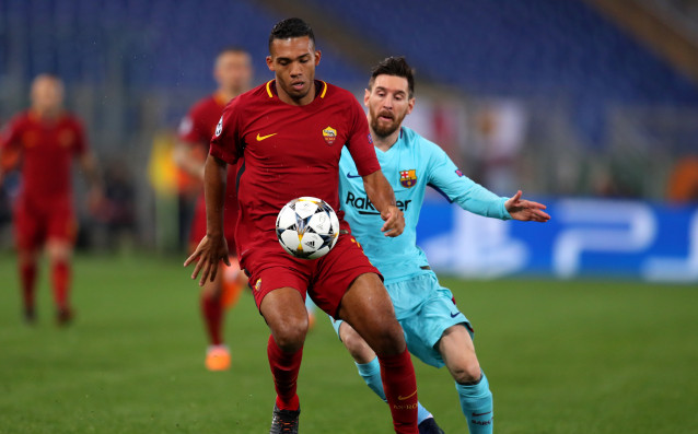 Рома води с 2 0 срещу Барселона в решаващия четвъртфинален мач реванш от