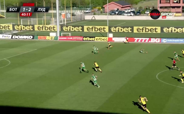 Ботев и Лудогорец направиха резултатно първо полувреме което завърши 2