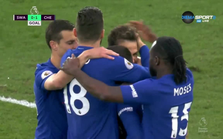 Суонси - Челси 0:1 /първо полувреме/