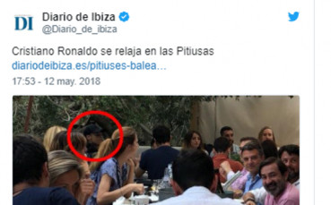 Роналдо на Ибиса, докато съотборниците му се потят