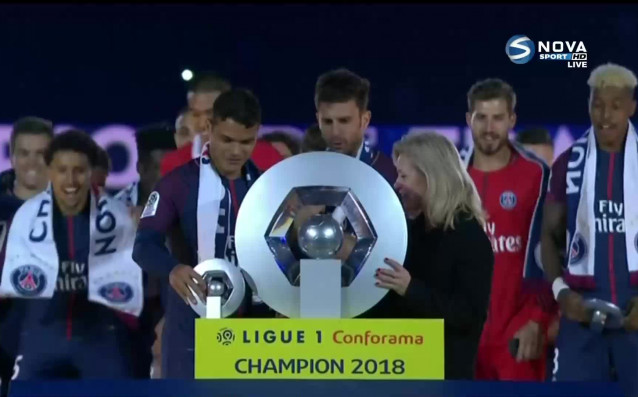 Пари Сен Жермен отдавна шампион на Франция за сезона 2017 2018