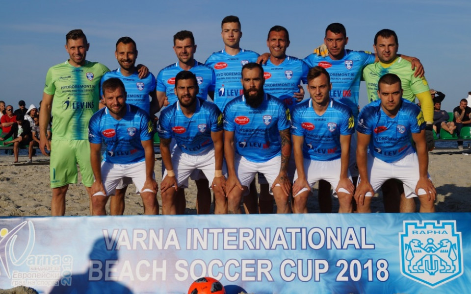 МФК Спартак загуби от румънския шампион на Varna Inetrnational Beach Soccer Cup