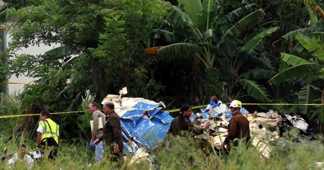 Кубински пътнически самолет превозващ 105 пътници на борда се е разбил