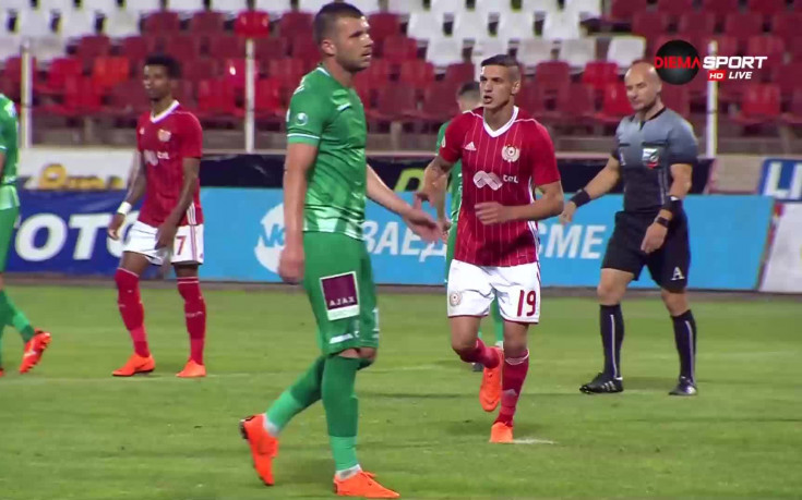 Десподов разстреля вратата на Берое от дузпа