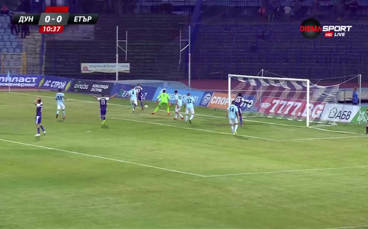 Дунав - Етър 0:0 /първо полувреме/