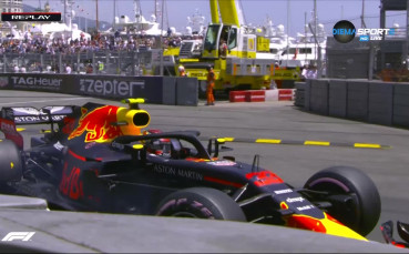 Ферстапен разби болида си в последната тренировка