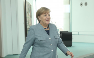 Германският канцлер Ангела Меркел ще се срещне с националния отбор