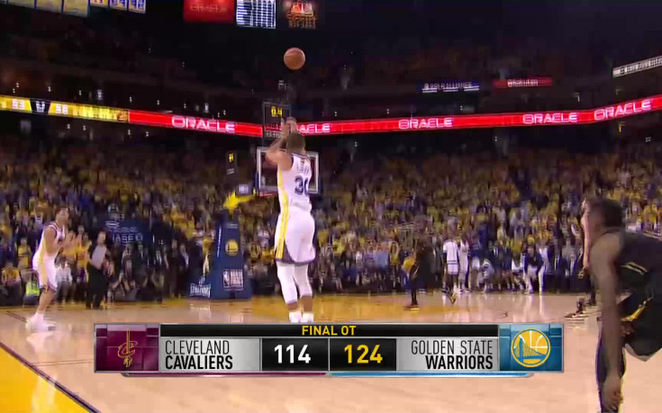 Голдън Стейт - Кливланд 124:114 /репортаж/