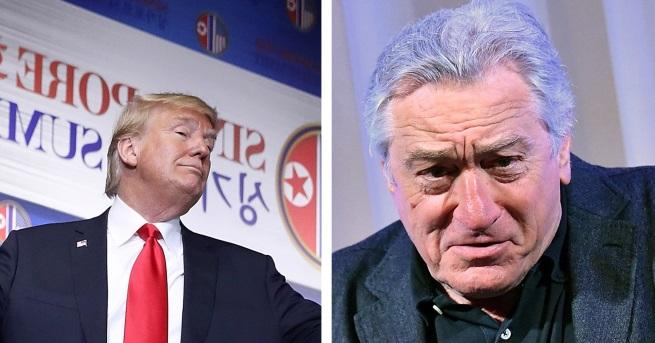 Президентът на САЩ Доналд Тръмп отвърна на актьора Робърт де