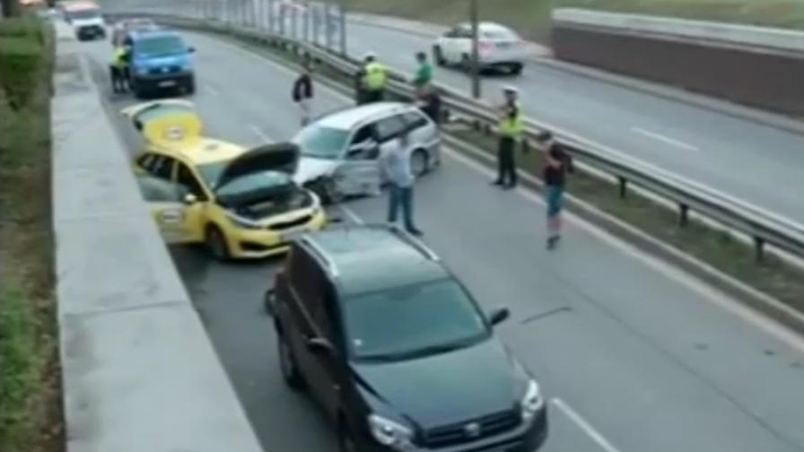 Пиян шофьор причинил верижната катастрофа в София
