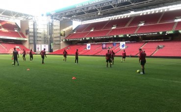 ЦСКА тренира на 