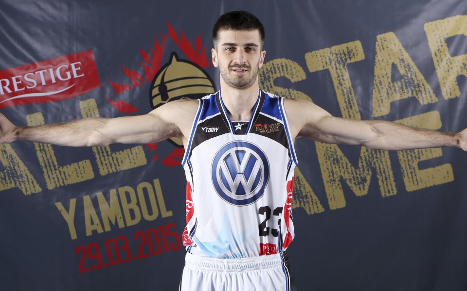 Плеймейкърът на националния отбор на България по баскетбол Станимир Маринов