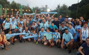 Лудогорец благодари на феновете на Дунав, изчистили сектора си