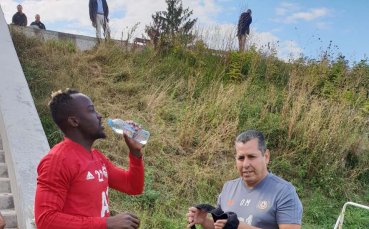 Новото острие на ЦСКА с първа тренировка