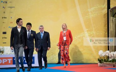 Босът на ФИГ даде официална вечеря в чест на президента на МОК