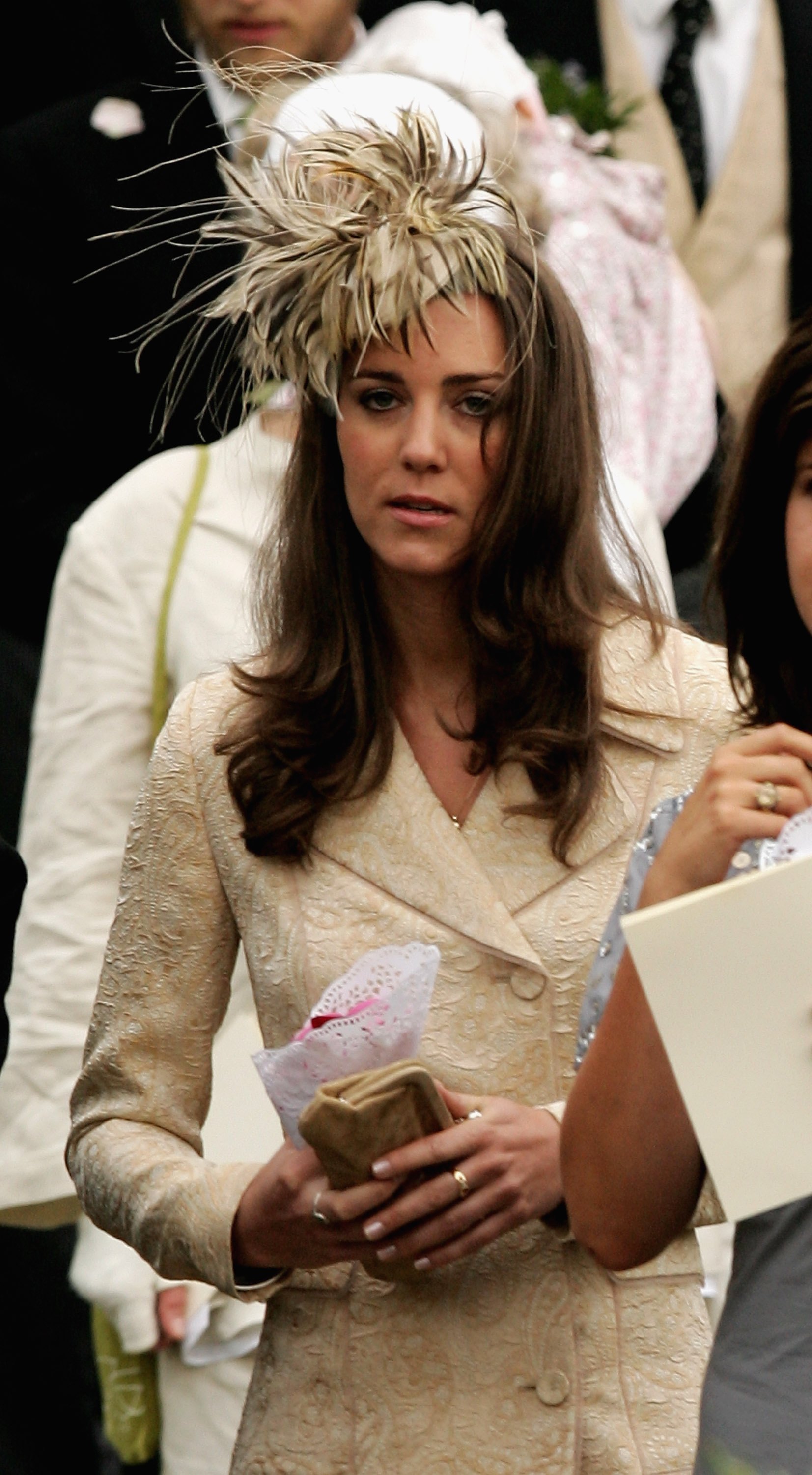 Кейт Мидълтън на сватба през 2006 г.