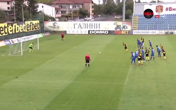 Верея - Ботев Пд 0:2 /първо полувреме/