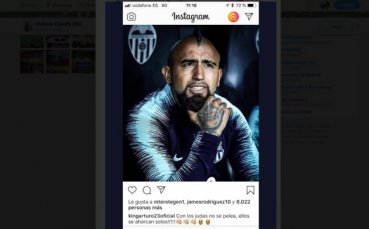 Видал избухна отново в Instagram