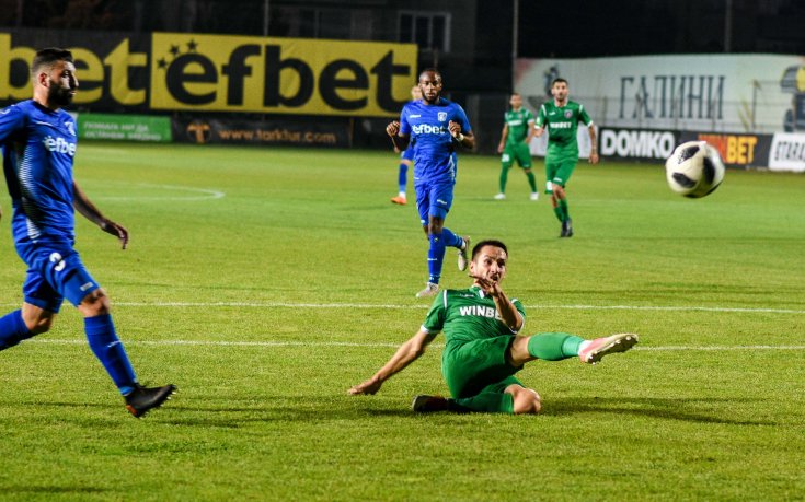 Верея попари Ботев Вр в сетния миг, измъкна точка