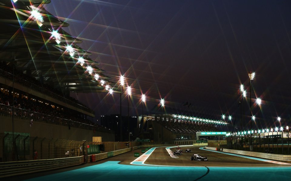 Пистата Яс Марина в Абу Даби, на която бе проведено