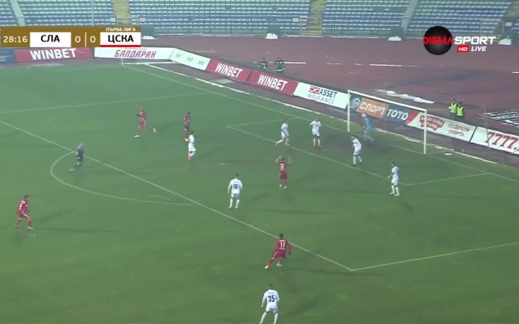Славия - ЦСКА 0:0 /първо полувреме/
