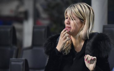 Половинката на Икарди, обляна в сълзи след отпадането на Интер от ШЛ