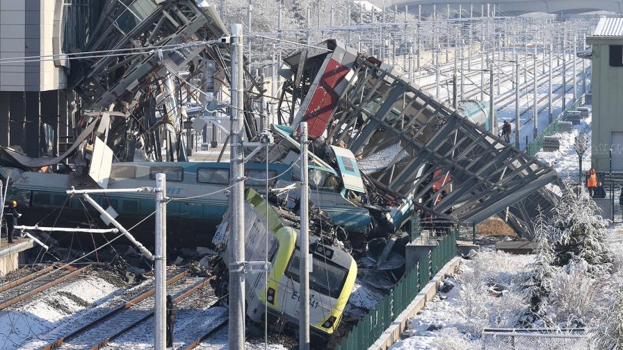  трен злополука анкара влакова 