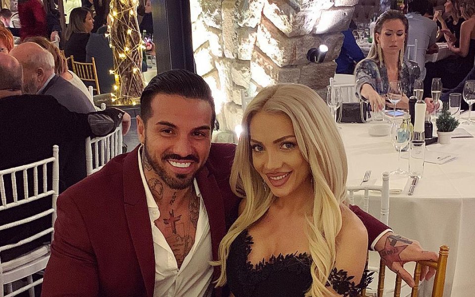 Футболистът Благой Георгиев и любимата му Златка Райкова отпразнуваха подобаващо