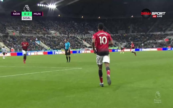 Маркъс Рашфорд добави още един гол в мрежата на Нюкасъл