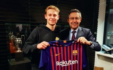 Новият футболист на Барселона Френки де Йонг има уникалния