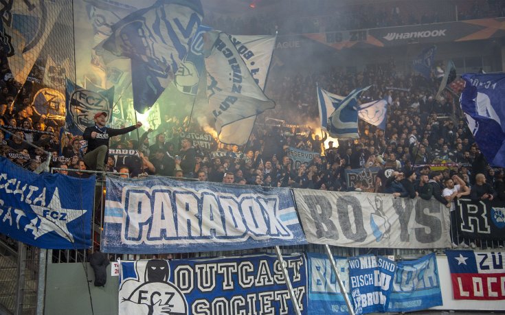 Фенове на Цюрих отидоха в Неапол тежко въоръжени